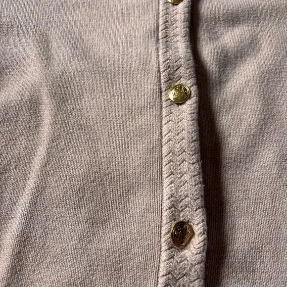 JCrew Factory Cardigan Sweater with Gold Buttons - Picture 3 of 5